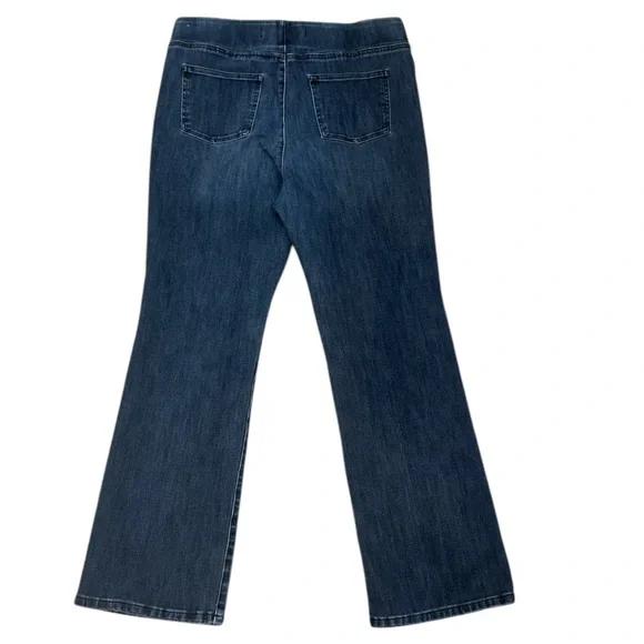 Soft Surroundings Ultimate Pull On Bootcut Jeans Stretch Women’s Large (14-16) - Picture 2 of 4